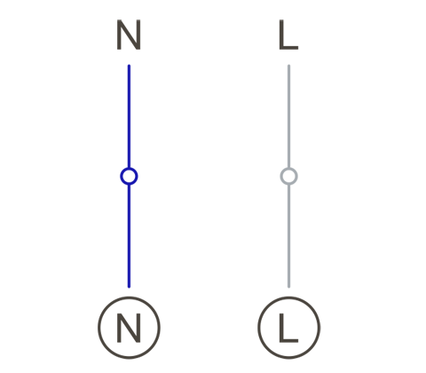 Схема подключения светодиодного светильника (пластик)