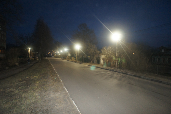Уличное освещение муниципального образования городского округа Бронницы Московской области